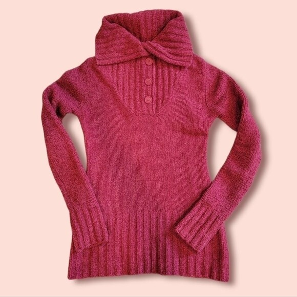 5 for $40 sale𝅺 SONOMA Red sweater - Picture 1 of 8